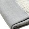 Edge Collections - 0.5" x 60" - Gray - Herringbone Throw Blanket for Ultimate Cozy Comfort - 1 Piece